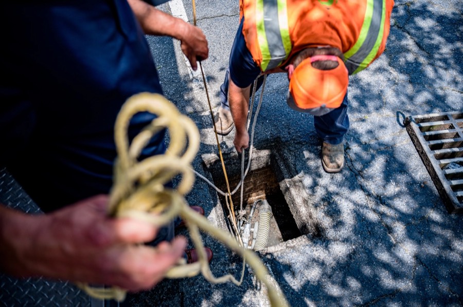 Inspection d'une canalisation